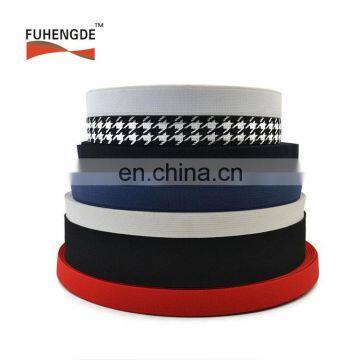 Different custom colors printed nylon elastic webbing for garment