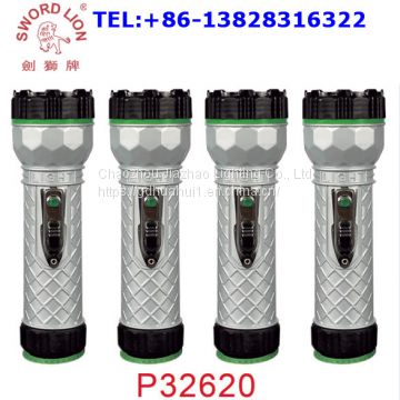 Factory supply 0.5w SWORD LION brand portable plastic led electric flashlight torch
