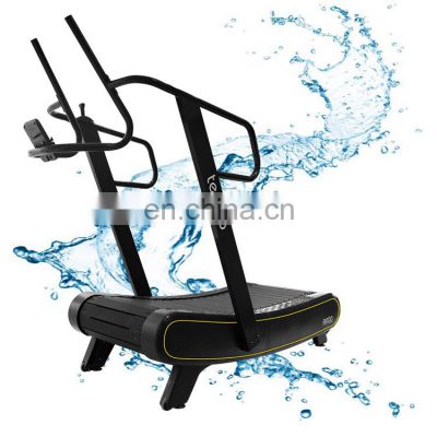 best price speed unlimited running machine quiet gym equipment self generate best price commercial Curved treadmill & air runner