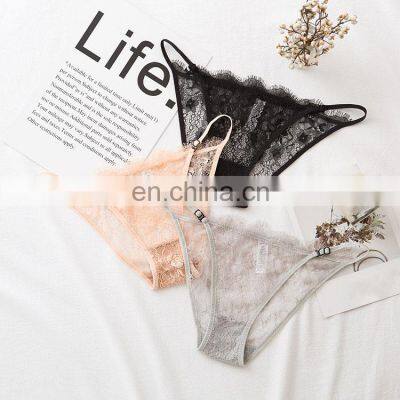 Sexy Through Plus Size Underwear Women Sexy Panties T-back Female Seamless Lace Lingerie Women G String Thong