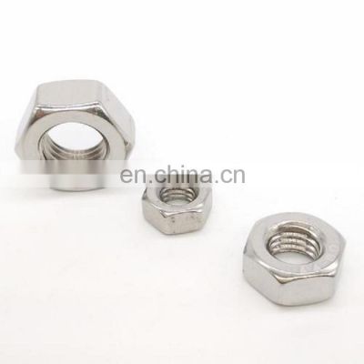 7/16 20UNF High quality and low price wholesale 304 Stainless steel inch hex nuts American system hex nut