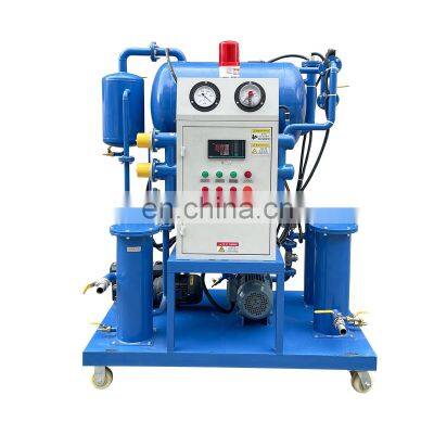 ZY 100 Economical  transformer oil treatment plant remove moisture, gasses, and solid particles