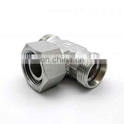 carbon steel standard hydraulic bulkhead metric tube fittings