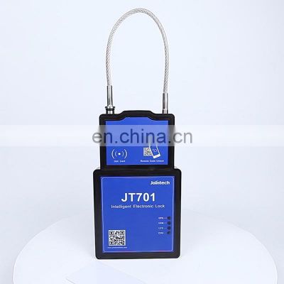 Electric seal container tracker with RFID card Unlock padlock