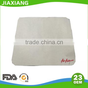 airline catering non slip paper tray mat sheet with logo printing