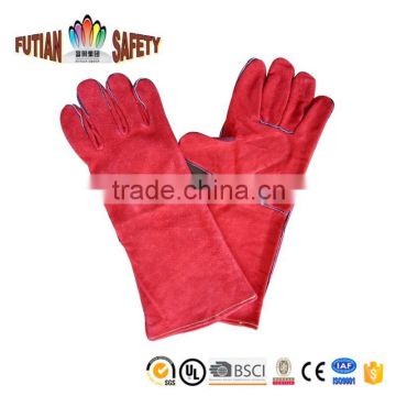 FTSAFETY cow split cheap leather welding gloves