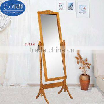 hot sale light oak color dressing flooring mirror 1313#