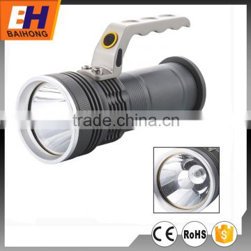 High Power Aluminium Flashlight with Charger or NOT BH-8017 , 3 Funtion:100% Bright, 50% Bright,flash, OFF
