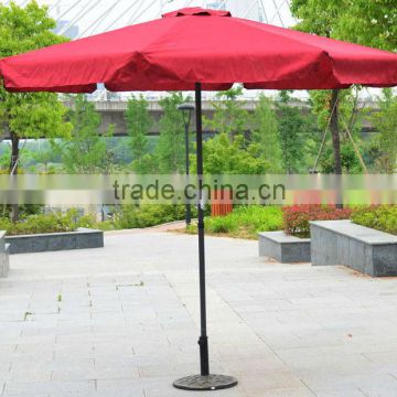 Outdoor strong waterproof red wedding umbrella parts garden umbrella