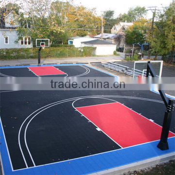 Entertained Basketball Court Surface Floor
