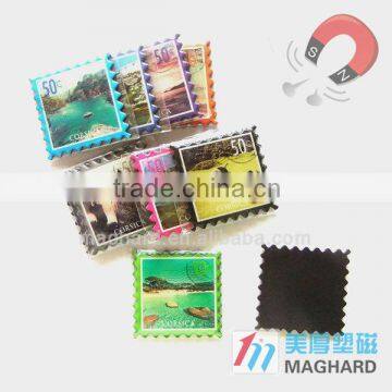 Stamp Shaped Souvenir gifts Epoxy Fridge Magnet
