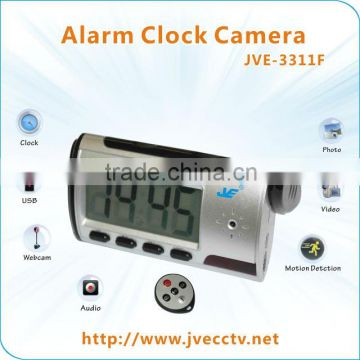 JVE-3311F Multi-function Digital Motion Detection Alarm Clock Camera with USB Drive in Security& Protection