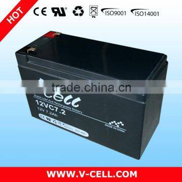 7.2Ah Rechargeable AGM / GEL Deep Cycle lead acid Battery