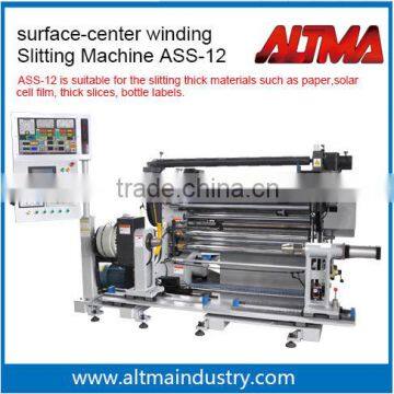 ASS-12 surface-center winding slitting machine