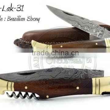 Damascus Steel Laguiole Knife DD-LAK-31