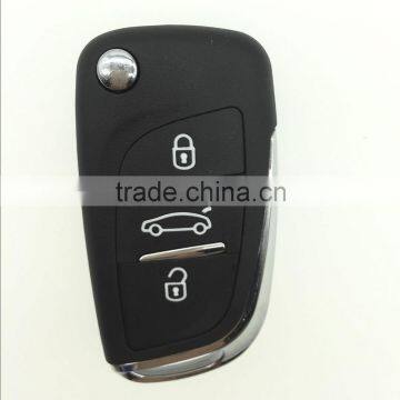 Peugeot&Citroen 01f003a remote car key, can be folding, 3 buttons