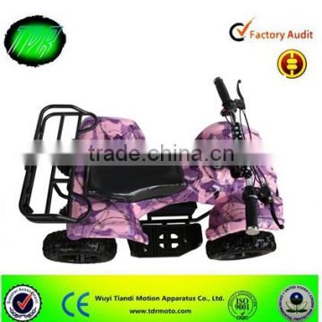 Wholesale Purple camouflage electric atv for kids