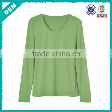Pure color plain dyed cheap plain green t-shirts in bulk