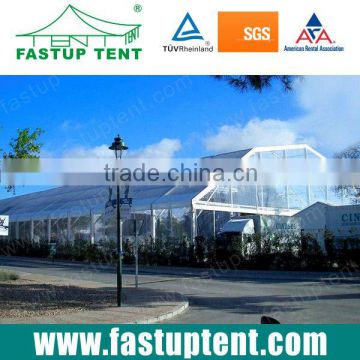 Polygonal Marquee Tent , Clear PVC Fabric Party Tent for Sale