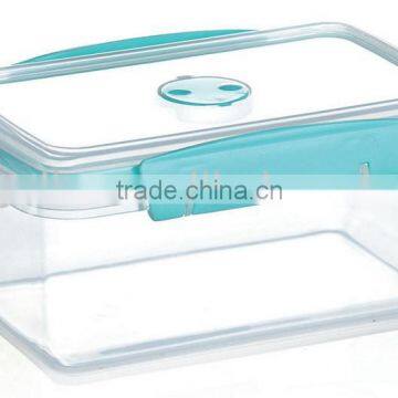 plastic box food container with lid plastic clip lock