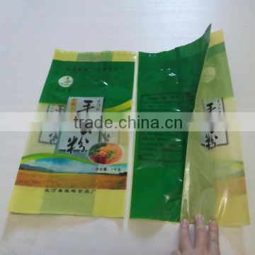 Laminated Packaging Bag For 1kg Noodles With Hanging Holes & Side Gusset