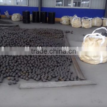 80mm manganese steel forged media with extreme hardness