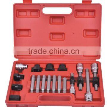 18 PCS Alternator Pulley Kit