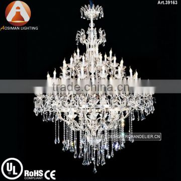 58 Light Big Chandelier Crystal for Interior Decoration