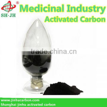 Activated carbon for medicinal industry