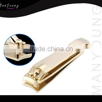 nail manicure cutter with gold plated