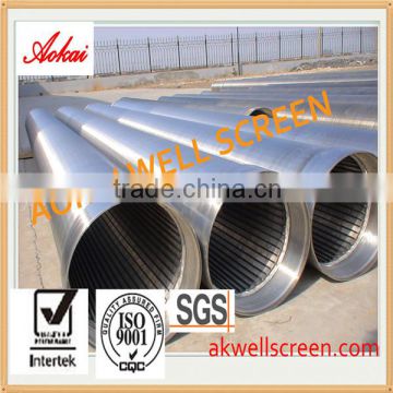 2014 New ! High quality water well screen/continuous wedge wire screen/V wire water well screen for water pump