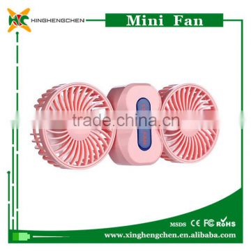 High speed mini fan foldable rechargeable fan