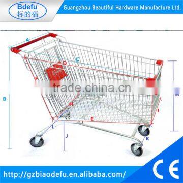 hot selling high quality factory price Europe shopping trolley