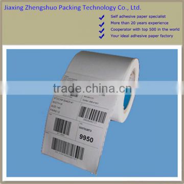 Custom sizes & printing thermal paper blank white label