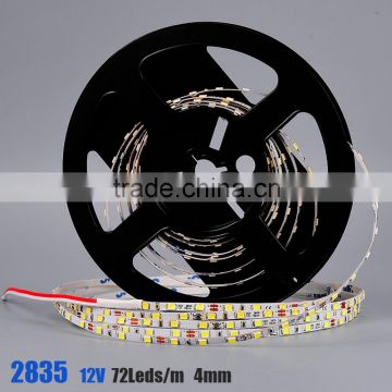 2835 ultra thin black pcb 5mm wide led flexible strip
