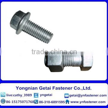 DIN935 DIN937 Tower bolts Iron tower bolts Hot dip galvanizing