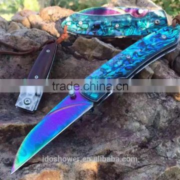 non stick coating knife of ourdoor folding knife