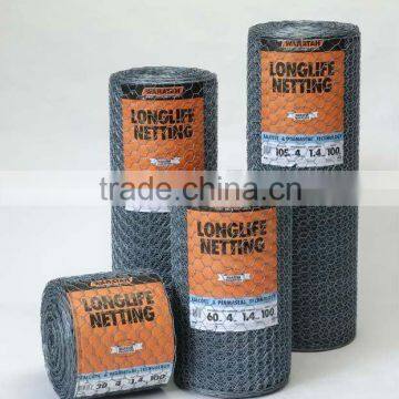 20 gauge pvc coated hexagonal wire netting