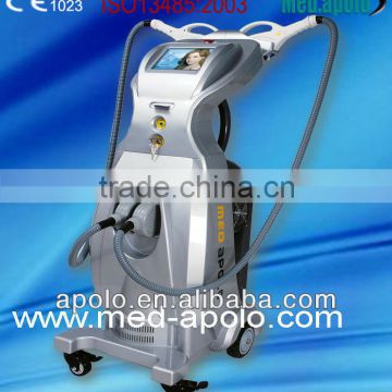 amazing 2013 newest real hot selling Elight IPL hair removal aesthetic medical beauty equipment by shanghai med.apolo