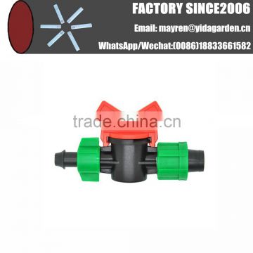 Lock Nut offtake Valve for drip irrigation tape and pipes