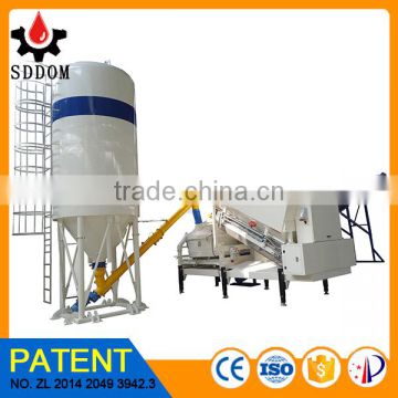 national patent mobile concrete batching palnt for road construction with planetary mixer