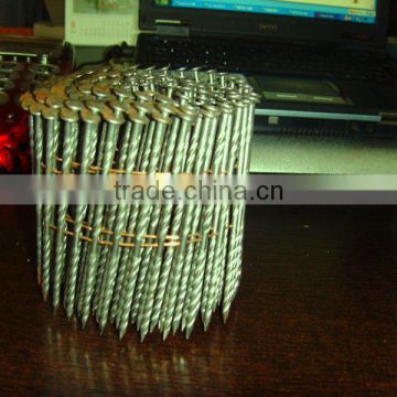 galvanized&painted pallet coil nails exporter(facotry price )