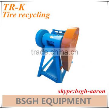 TR-K used tire block cutter waste tyre cutting machine