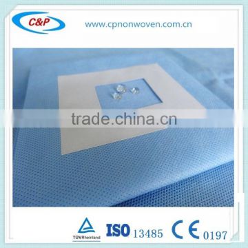 SMS Nonwoven Fenestrated With Adhesive Drape