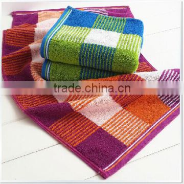 100% cotton striped sport towel