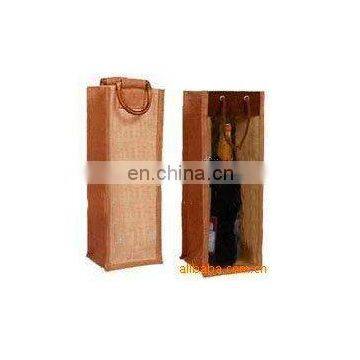 jute wine bag