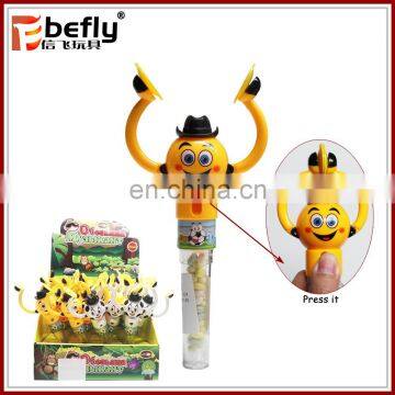 Wholesale funny gift drum candy tube toy