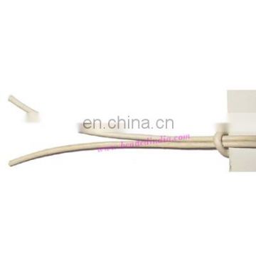 Leather Cords 2.5mm (two and half mm) round, regular color - white. Weight: 550 grams. CWLR25001