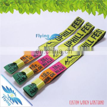 Advertising Festival Event Bracelets, Polyester Brand Events Wristbands in HOT Selling
