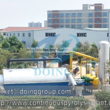 Fully continuous waste plastic pyrolysis to fuel plant with high efficiency for sale